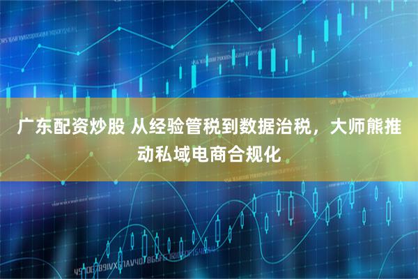 广东配资炒股 从经验管税到数据治税，大师熊推动私域电商合规化